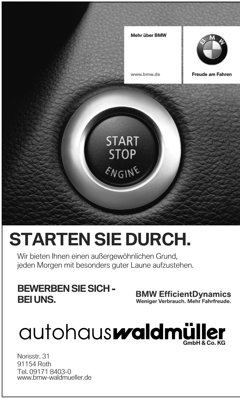 Autohaus Waldmüller GmbH & Co. KG Autohaus Waldmüller GmbH & Co. KG