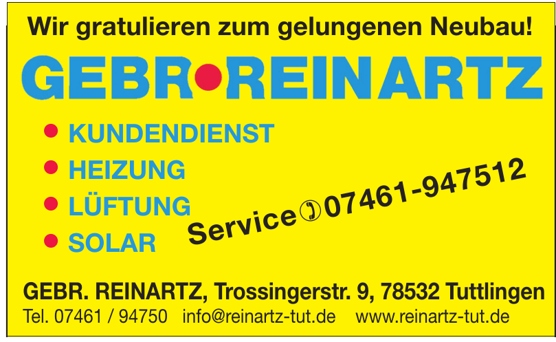 Gebr. Reinartz Gebr. Reinartz