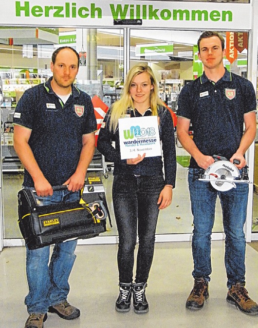 Auf die Messe freuen sich Sven Reiner (l.), Vanessa Stehle und Jannik Langhoff. FOTO: BG Auf die Messe freuen sich Sven Reiner (l.), Vanessa Stehle und Jannik Langhoff. FOTO: BG