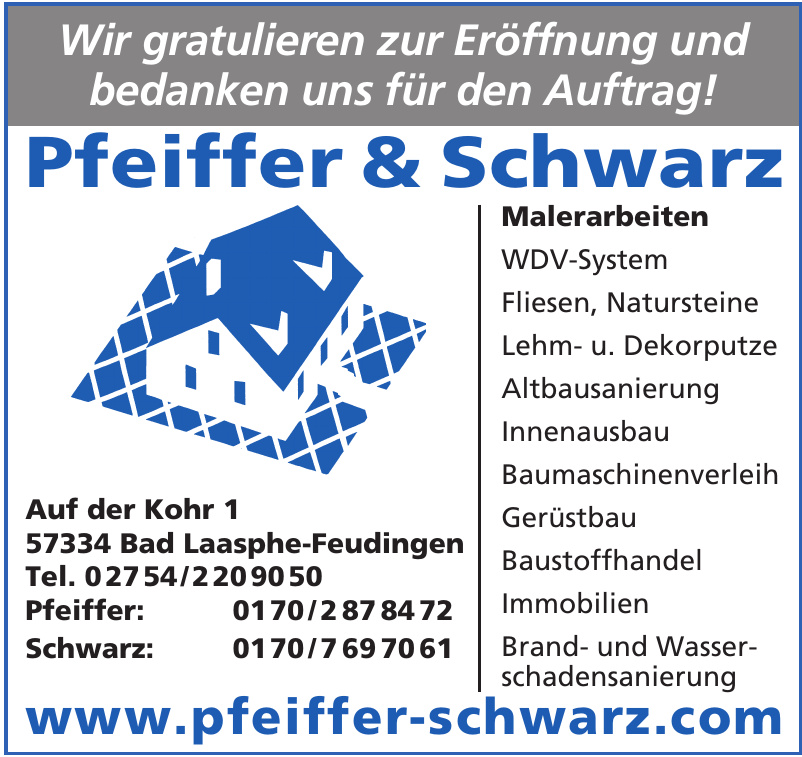 Pfeiffer & Schwarz Pfeiffer & Schwarz