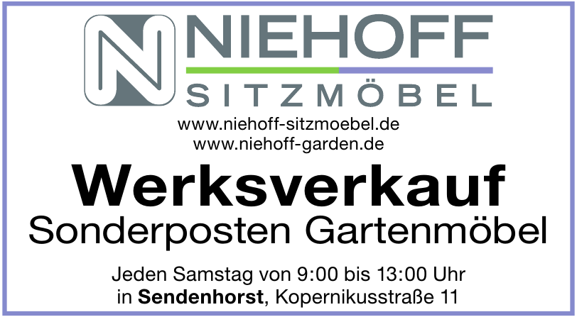 Niehoff Sitzmöbel Niehoff Sitzmöbel
