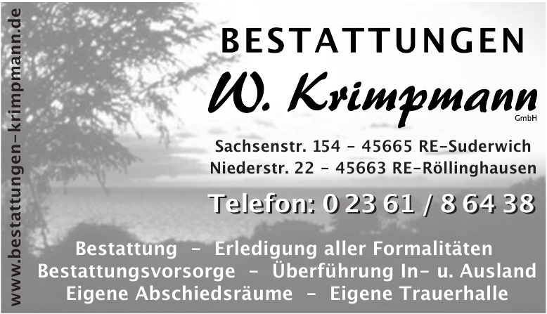 Bestattungen W. Krimpmann GmbH