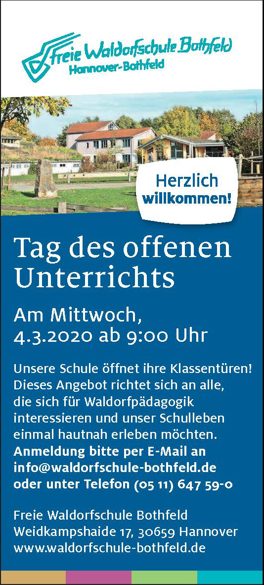 Freie Waldorfschule Bothfeld Freie Waldorfschule Bothfeld