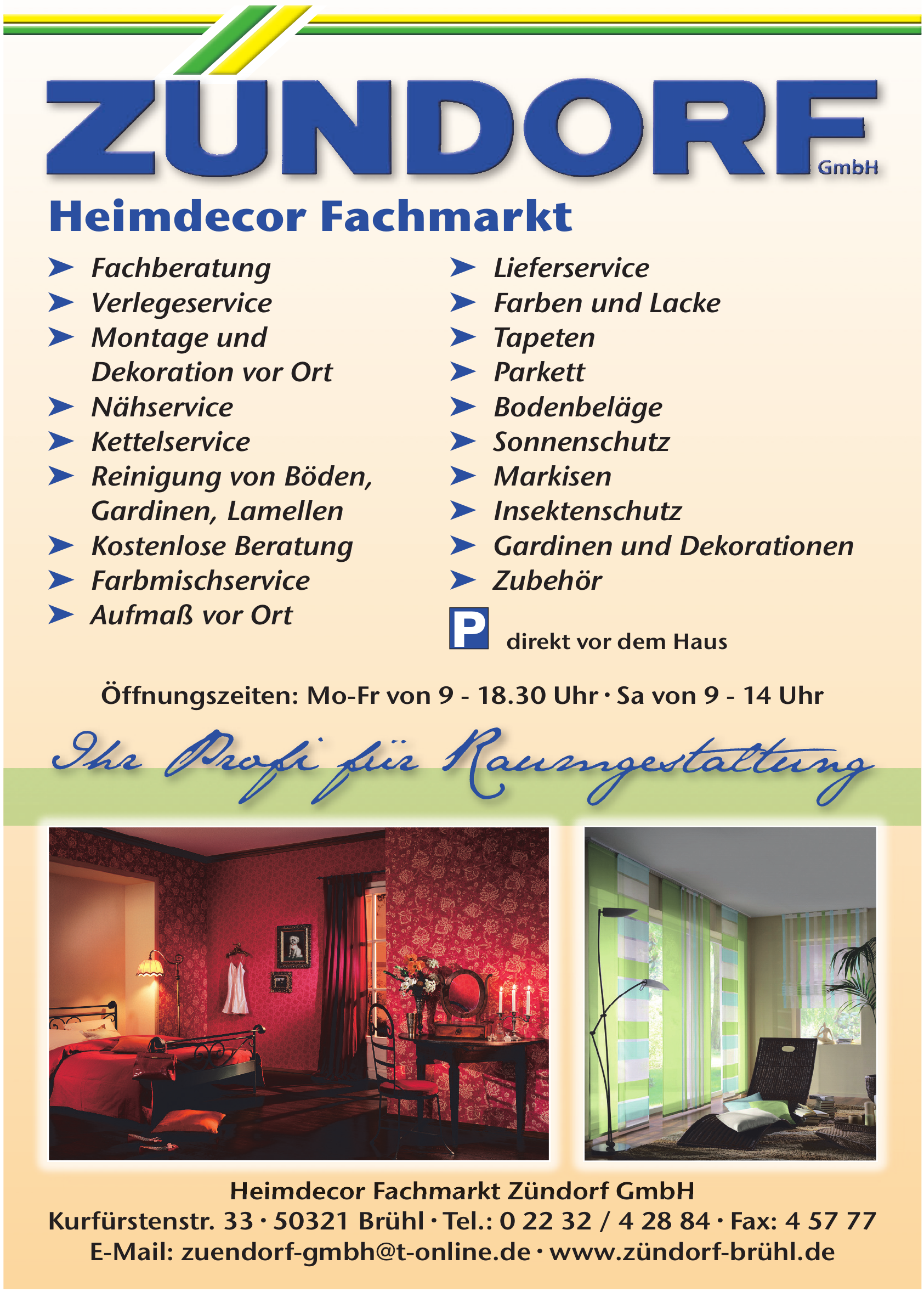 Heimdecor Fachmarkt Zündorf GmbH Heimdecor Fachmarkt Zündorf GmbH