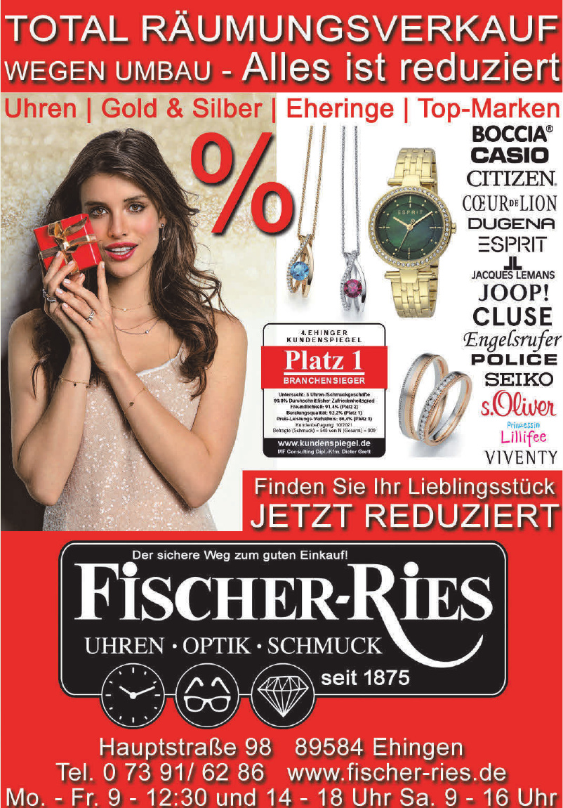 Fischer-Ries Uhren-Optik-Schmuck