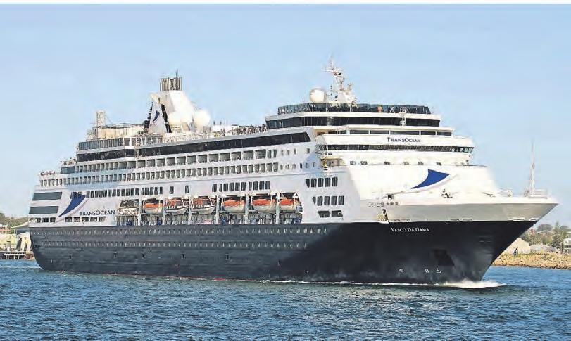 Neuzugang der Flotte: Die Vasco da Gama fährt ab diesem Sommer als zweites Schiff für TransOcean Kreuzfahrten. Neuzugang der Flotte: Die Vasco da Gama fährt ab diesem Sommer als zweites Schiff für TransOcean Kreuzfahrten.