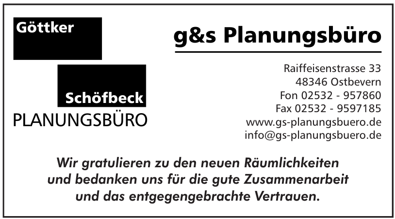 g&s Planungsbüro g&s Planungsbüro