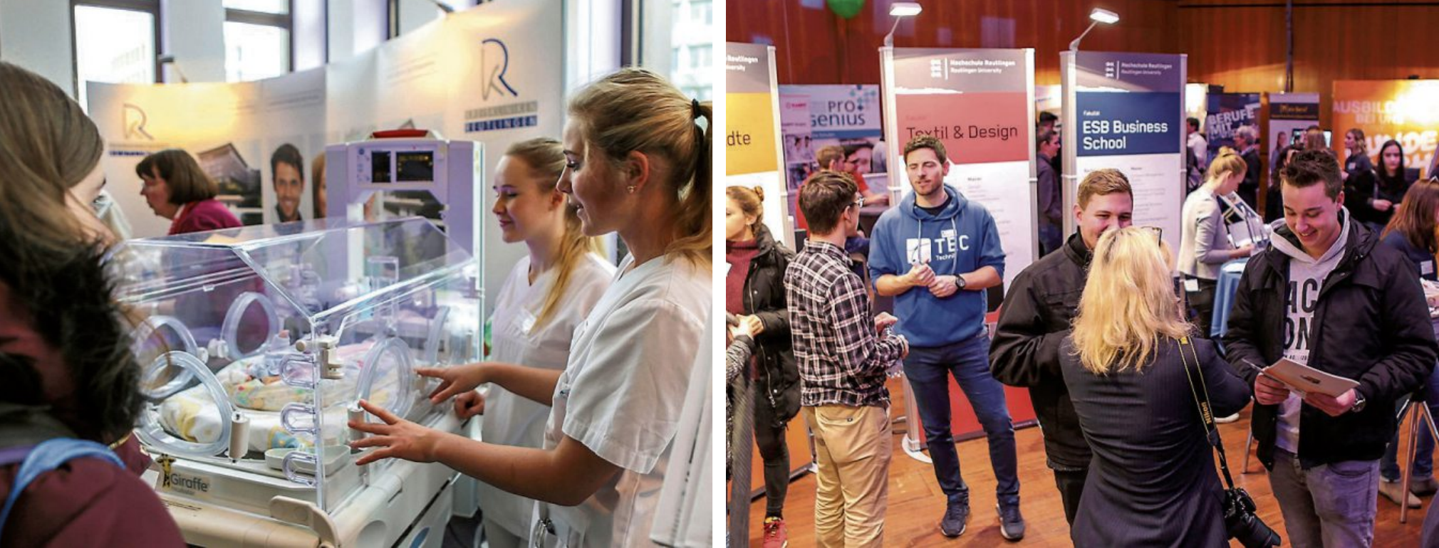 Praxisnahe Informationen für alle, die ihre berufliche Zukunft planen, bietet die „binea“: für junge Menschen, die auf der Suche nach einer Ausbildung mit Perspektive sind, ebenso wie für alle, die in ihrem Berufsleben am Ball bleiben möchten. Bilder: Solutioncube