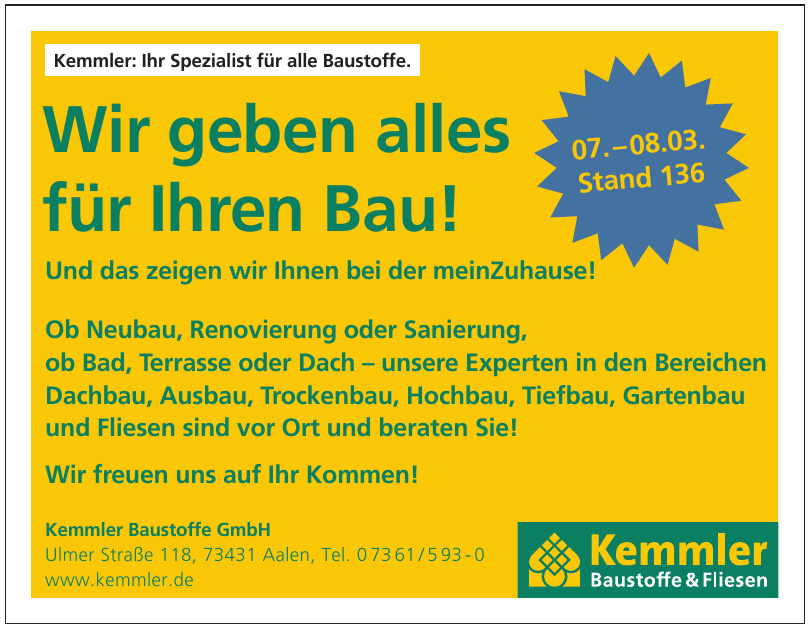 Kemmler Baustoffe GmbH Kemmler Baustoffe GmbH