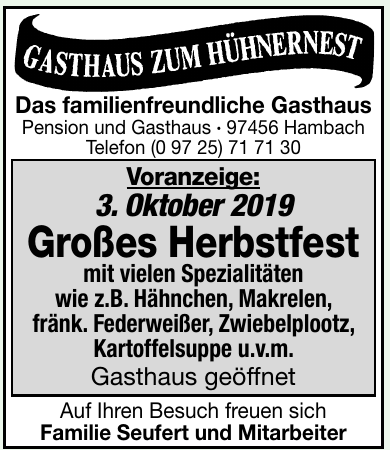 Gasthaus Zum Hühnernest Gasthaus Zum Hühnernest