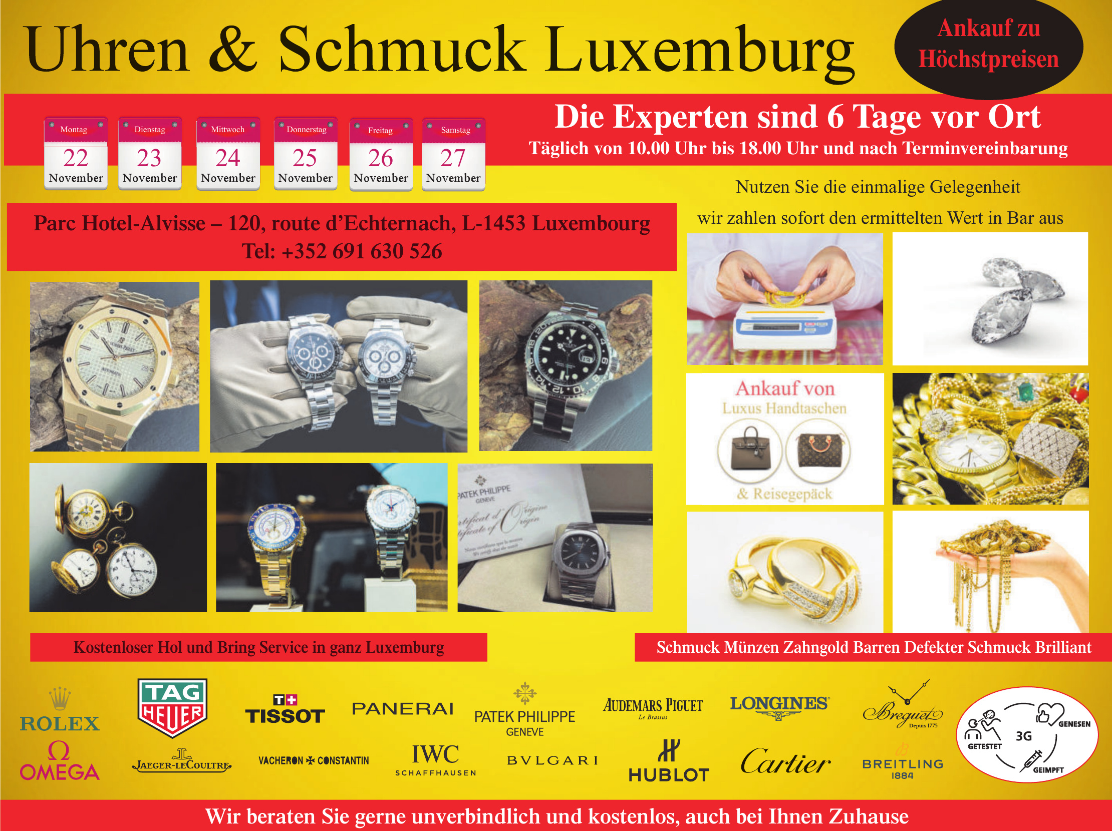 Uhren & Schmuck Luxemburg Uhren & Schmuck Luxemburg