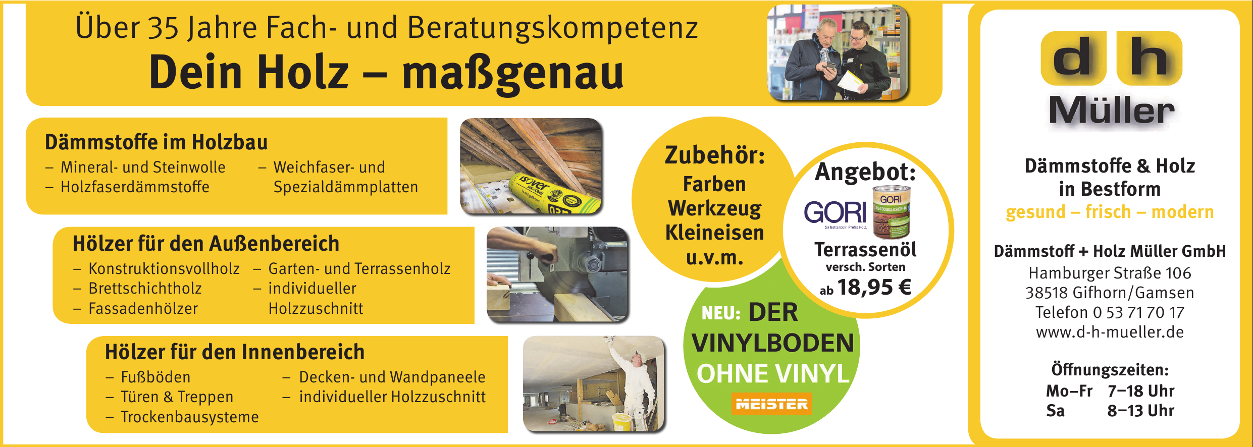 Dämmstoff + Holz Müller GmbH Dämmstoff + Holz Müller GmbH