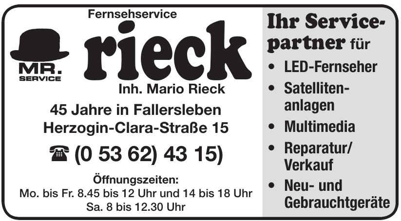 MR.service riecek MR.service riecek