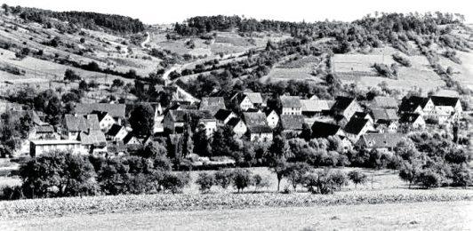 Historische Ortsansicht von Craintal. BILD: FESTSCHRIFT 700 JAHRE CRAINTAL