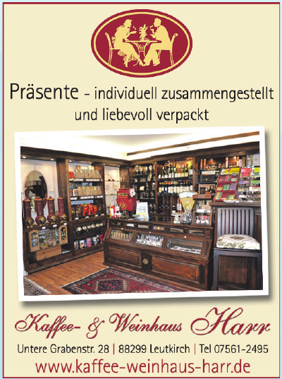 Kaffee- & Weinhaus Harr e.K. Kaffee- & Weinhaus Harr e.K.