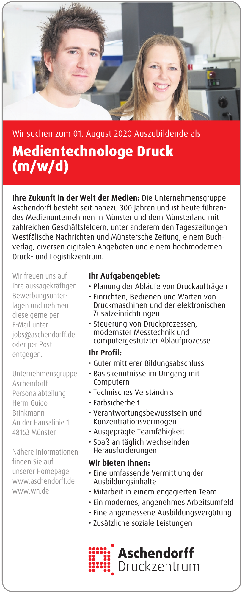 Aschendorff Druckzentrum Aschendorff Druckzentrum