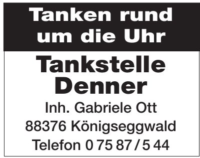Tankstelle Denner Tankstelle Denner